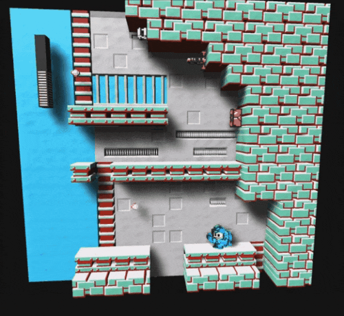 Megaman Nes en su versión 3d