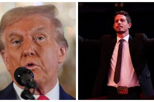 Durante un mitin en Nueva York, Trump defendió su evento como una “celebración del amor”, ignorando los comentarios racistas del comediante Tony Hinchcliffe.