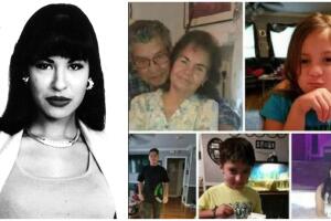 Selena Quintanilla y familia Saldívar