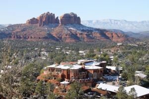 Sedona, un pequeño pueblo al norte de Arizona que se viste de blanco