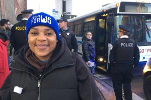 Imágenes de la Lucha por los 15 en Chicago