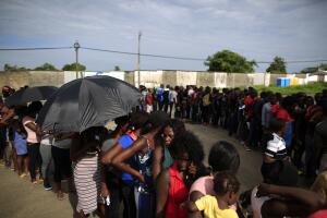 Migrantes africanos en Tapachula
