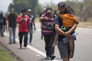 APTOPIX Mexico Migrant Caravan