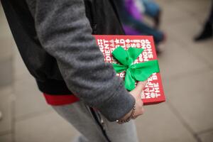 Londoners Shop On Christmas Eve For Last Minute Presents