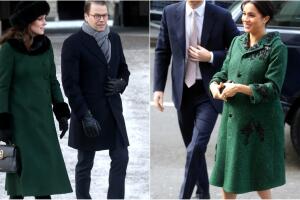 Kate y Meghan look embarazo