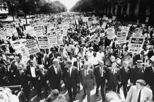 Civil Rights Leaders At The March On Washington