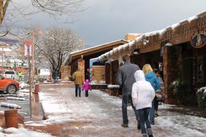 Sedona, un pequeño pueblo al norte de Arizona que se viste de blanco