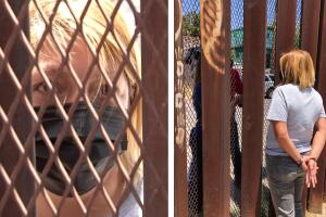 Guadalupe espera en Nogales, Sonora, la oportunidad de cruzar para pedir asilo. 