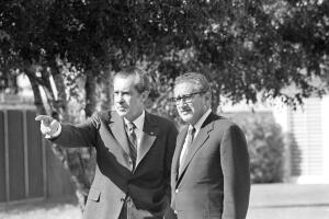 Richard Nixon y Henry Kissinger