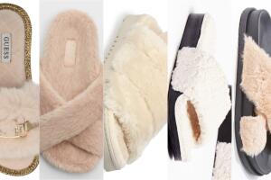 Pantuflas faux fur La Insider