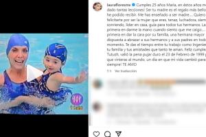 Laura Flores dedica emotivo mensaje de cumpleaños a su hija María