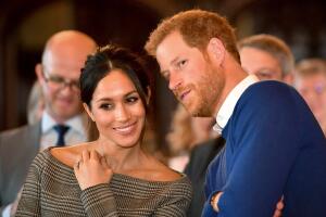 Harry y Meghan Markle hablan en evento