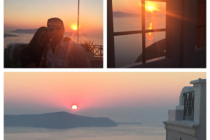 Galilea Montijo en Grecia
