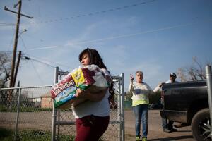 Drought Stricken Town Of East Porterville Deals With Severe Water Shortage
