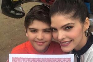 Ana Bárbara con hijos de Mariana Levy