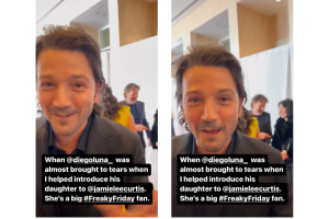 Hija de Diego Luna conoció a Jamie Lee Curtis en los SAG Awards 2023