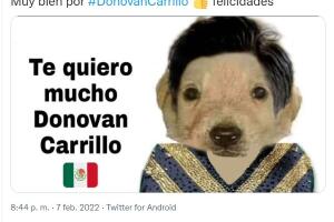 Reacciones en Twitter a Donovan Carrillo 