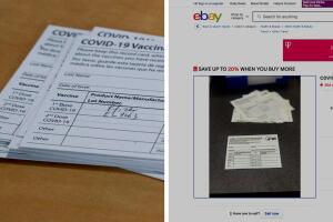Arrestan a Tangtang Zhao farmacéutico de Chicago por vender tarjetas de vacunación covid-19 en eBay