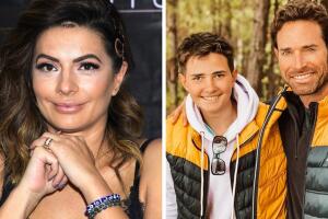 Cecilia Galliano reacciona a foto de Sebastián Rulli con su hijo Santiago