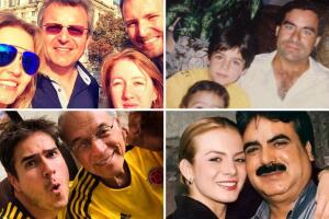 Con mucho orgullo, los famosos presumen a sus padres