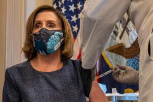 House Speaker Nancy Pelosi Receives Covid Vaccination