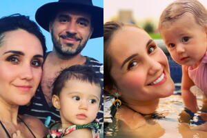 Dulce María celebra el primer año de vida de su hija María Paula con fotos inéditas del parto 
