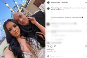 Evelyn Beltrán y su ex Timbo Domínguez