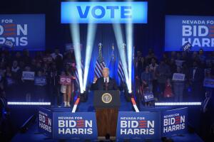 Joe Biden debe ganar sin problemas las primarias de Nevada.