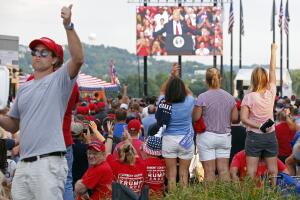 Trump, mitin en Cincinnati
