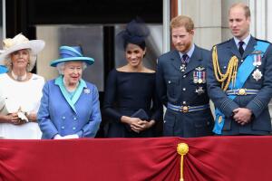 Meghan Markle y la reina