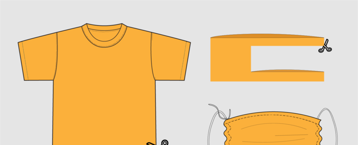 Coronavirus:  esta guía visual te muestra cómo hacer mascarillas caseras