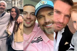 Nicole, Julián y Matías son los hijos de Julián Gil.