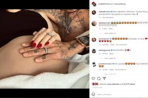 Marc Anthony y Nadia Ferreira confirman embarazo