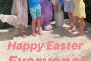 Thalía Dee Ocleppo Tommy Hilfiger celebran domingo de Pascua. Abril 2019