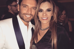 Julián Gil y Lucía Méndez