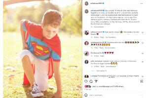 La emotiva felicitación de cumpleaños que Erika Buenfil le dedicó a Nico.