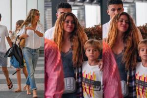 Ambas amigas lucieron un look con el que dejaron suelta su larga cabellera. 