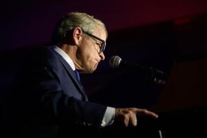 Ohio GOP Gubernatorial Candidate Mike DeWine Attends Election Night In Columbus