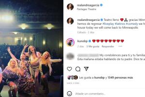 Andrea García estaba en una obra de teatro en EEUU mientras su padre luchaba por su vida en Acapulco.