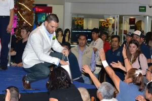 Emilio Osorio plasmó sus huellas