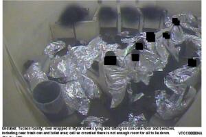 Celdas de la Patrulla Fronteriza donde son detenidos los inmigrantes que cruzan la frontera