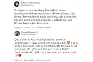 Reacciones al vestido de novia de Kourtney Kardashian en su boda religiosa con Travis Baker