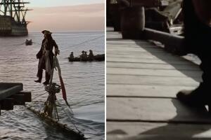 Error 'Piratas del caribe' al pisar el muelle