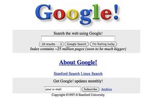 Primer buscador Google