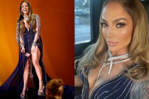 JLo y Ben Affleck dan la sorpresa en los GRAMMY 2023: ella deslumbra con un vestido Gucci
