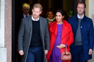 Meghan Markle y el príncipe Harry (enero 14, 2019)