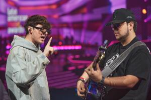 Gabito Ballesteros en los ensayos de los Latin LAMAs 2024