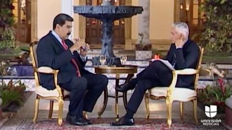 “Te vas a tragar con Coca-Cola tu provocación”: Univision recupera la entrevista completa de Jorge Ramos a Nicolás Maduro