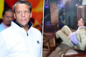 Alfredo Adame combate: el actor se pelea otra vez en público y usa patadas de bicicleta