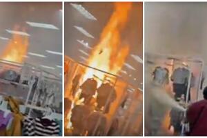 Incendio Target Buena Park evacuación clientes consume ropa niños